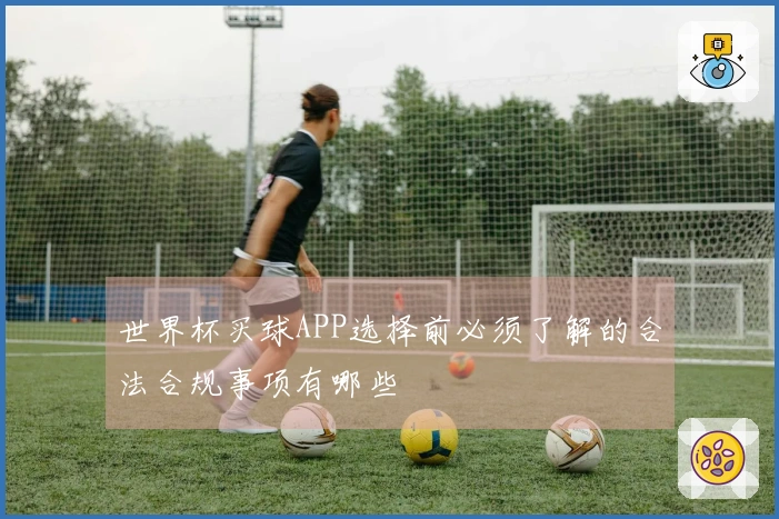 世界杯买球APP选择前必须了解的合法合规事项有哪些
